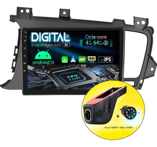 Radio Pantalla Android Kia Optima 2012/15