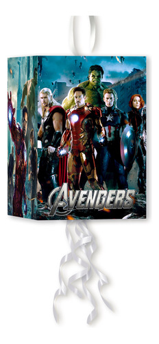 Combo Avengers - Piñata  Cartel  20 Bolsitas