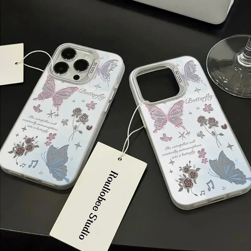 Funda Apple Xr - Butterfly Energy Shell Para iPhone 15 Pro Max