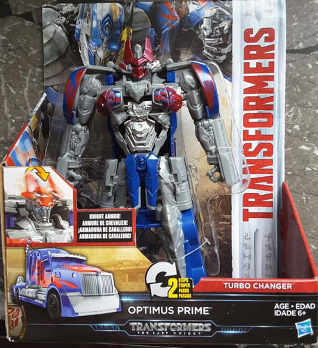 Transformers Optimus Prime The Last Knight 2 Pasos Original!