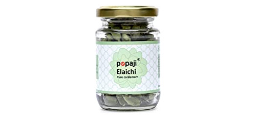 Elaichi De Cardamomo Entero Super Premium Popaji 8 Mm 50g