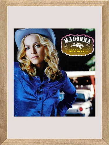 Madonna  , Cuadro , Música , Poster           Z466