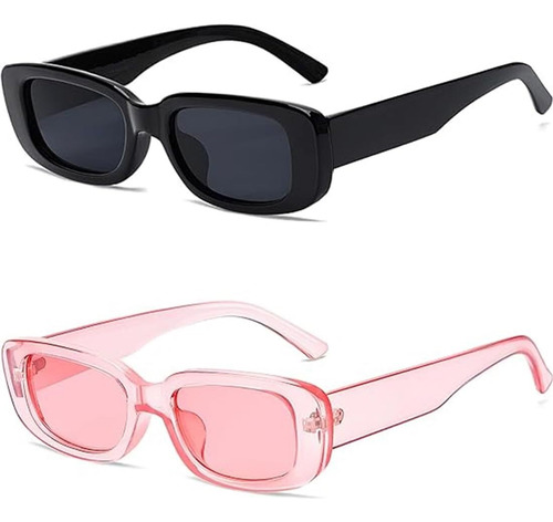 Lentes De Sol Modas Vintage,2 Pares De Lentes De Sol