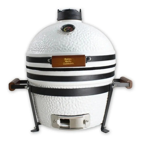 Imagen 1 de 9 de Horno Parrila Asador Kamado Mini 16 Ahumador Ceramica Color