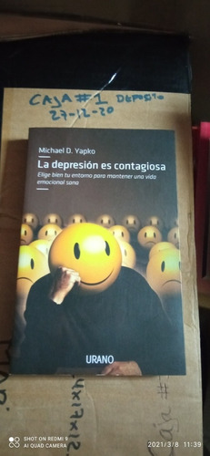 Libro La Depresión Es Contagiosa. Michael Yapko