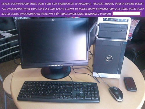 Imagen 1 de 8 de Computadoras, Monitor, Teclado. Mouse. Todos Sus Accesorios