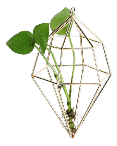 Estante Para Plantas, Contenedor De Metal Geométrico Para Co