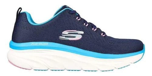 Tenis Mujer Skechers Dlux Walked Fresh - Azul