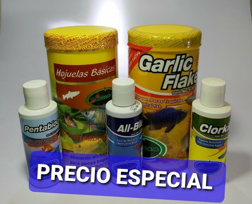 Hojuelas Básicas 110g+garlic Flakes 150g +3 Acondicionadores