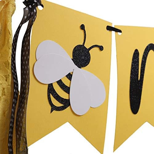 Pancarta Para Trona De Primer Cumpleaños De Little Bee: Past