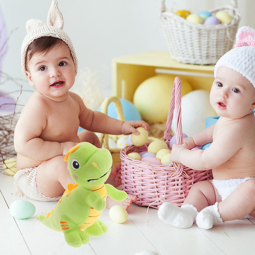 1 Pieza De Cómodos Peluches De Dinosaurio De Peluche Para Ni