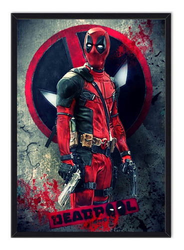 Cuadro Enmarcado - Póster Deadpool 