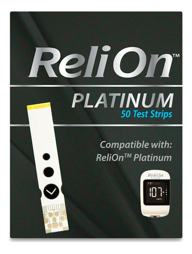 Tiras Reactivas Para Glucometro Relion Platinum