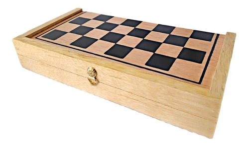 Ajedrez #5 Madera 45x45x4 Cm Artesanal No.5 Profesional