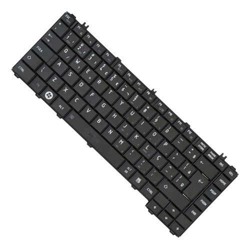 Teclado Toshiba Satellite L735 L740 L745 L745d C640 L630 Cor Conforme Imagens Do Anúncio Idioma Português Brasil