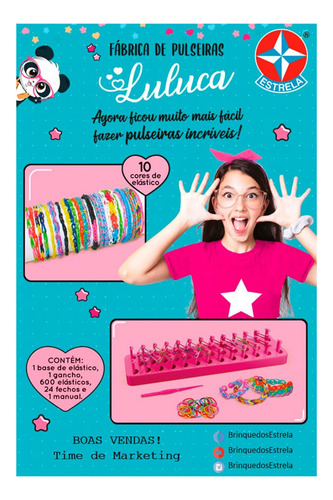 Brinquedo Fábrica De Pulseiras Da Luluca - Estrela