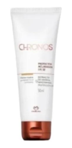 Imagen 1 de 1 de Natura Protector Solar Aclarador Con Color .f 50 .chronos
