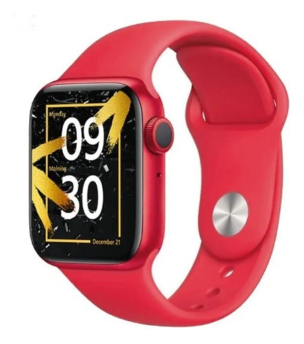 Reloj Smart Watch Foxbox Quark Ion Rojo Color De La Caja Verde Diseño De La Malla Liso