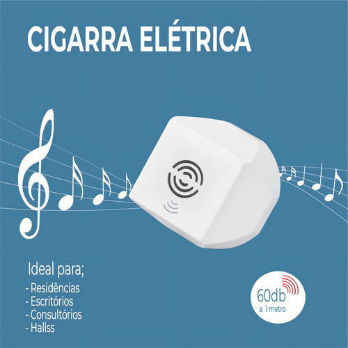 Cigarra Elétrica Fame 127/220V Automático - Kit 3 Unidades