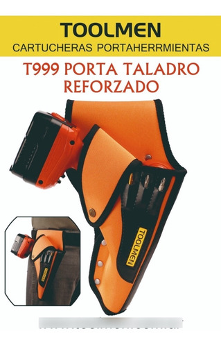 Imagen 7 de 9 de Cinturon Porta Herramienta Taladro Toolmen T999 T35