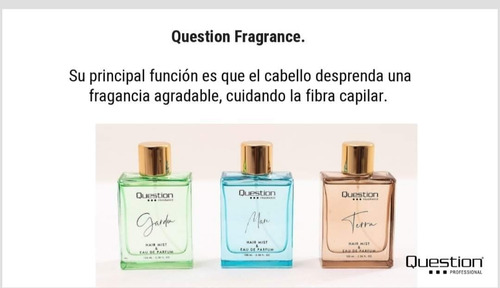Imagen 5 de 8 de Perfume Mujer Cabello Y Piel 100 Ml Question Garden Duradero