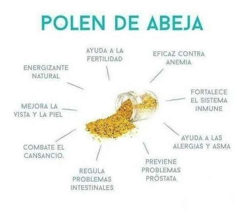 Polen Natural De Flores Primavera Seleccionado X 250g - Dw