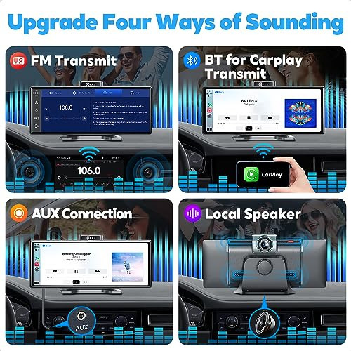. Upgraded Wireless Carplay Screen & Android Auto With 2....