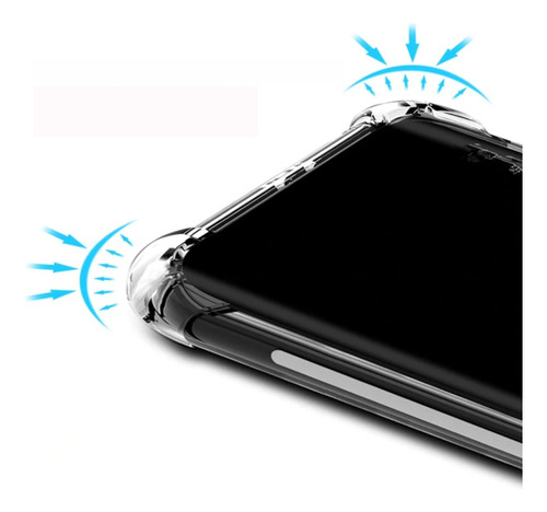Capa Transparente Com Bordas Compatível Para Moto Z3 Play