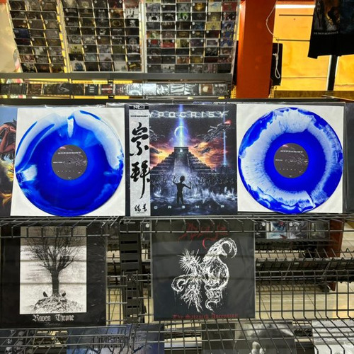Hypocrisy-worship Blue/white Swirl Vinyl