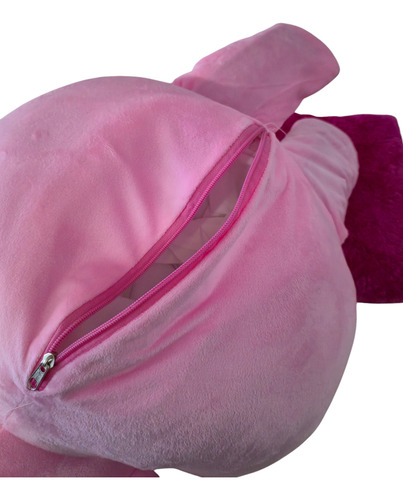 Peluche Labubu Super Grande Con Manta Importados Bellisimos Gris