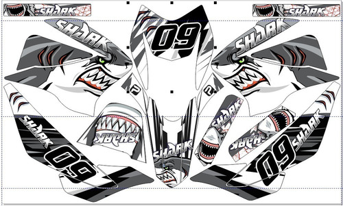 Stickers Para Moto Hero Hunk 160r Mod-187