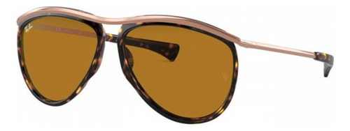 Ray-ban Rb2219 1309/33 Olympian Piloto Carey Cafe B-15 Dorado