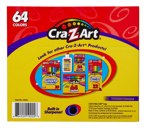 Crayones De Colores, 64 Unidades Para Dibujo Y Manualidades