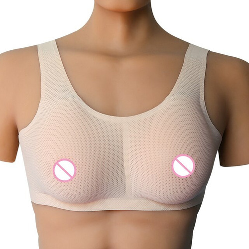 A Pechos Falsos De Transexual, Tetas Falsas, De Silicona,