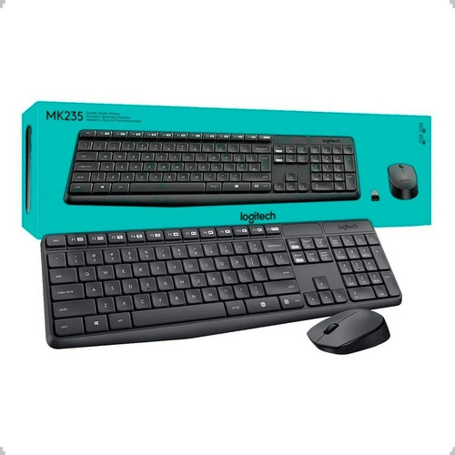 Imagen 3 de 3 de Teclado Y Mouse Logitech Inalámbrico Mk235 Wireless Combo