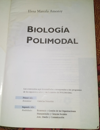 Libro Biología Polimodal (Usado)