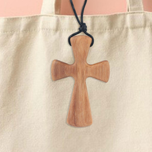 - V Collar De Cruz De Madera, Crucifijo De Madera, Regalo