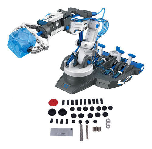 Juguete De Brazo Mecánico Hidráulico Kit De Robot De Montaje