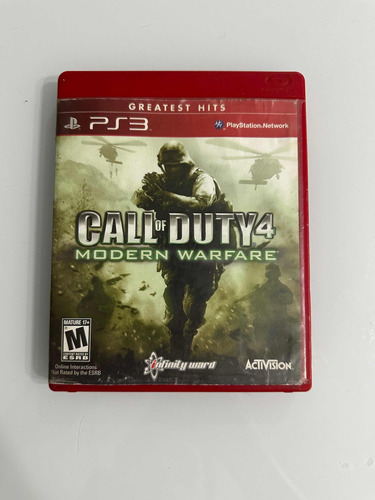 Call Of Duty 4 Modern Warfare Playstation 3