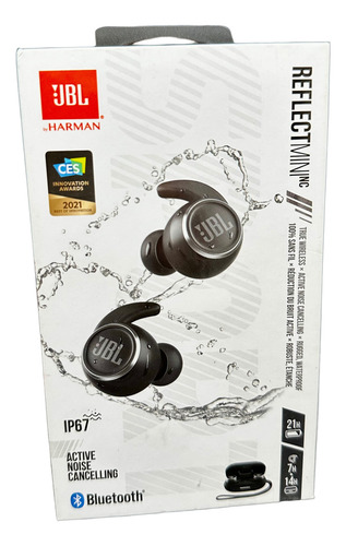 Fone De Ouvido Bluetooth Reflect Mini Nc Jbl - Preto Preto (Usado)