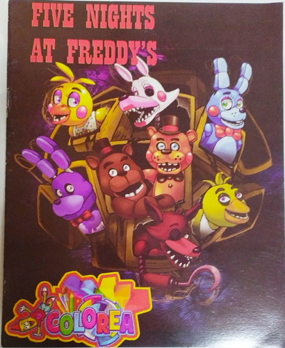 Oso Freddy S Five Pizza Paq 10 Libros Colorear Iluminar