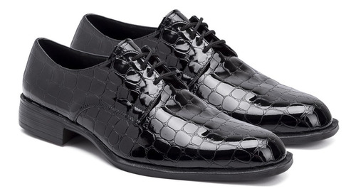 Zapatos Con Cinto Charol Autobrillo Croco Quality Import Usa