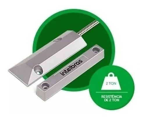 Sensor Magnético Com Fio Intelbras Xas Porta De Aço
