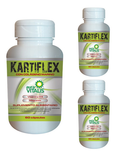 3 Kartiflex - 3 Meses Tratamiento / Premium / Colageno