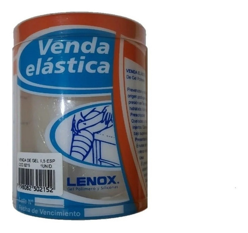 Venda Elástica Gel Sin Tela 2.5 Mm Cicatriz Quemadura Lenox