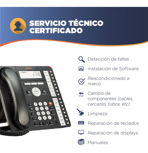 Reparación Placas, Teléfonos Avaya Nortel - No Celulares !!!