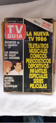 Tv Guia 1181 Tv 1986 Nacha Guevara Mister T El Pajaro Canta