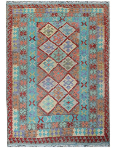 Kilim Afgana Teñida Vegetal 243cmx168cm