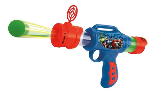 Pistola Lanza Pelotas + Accesorios / Avengers