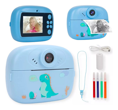 Camara Infantil Con Impresora Digital Instantánea Violeta